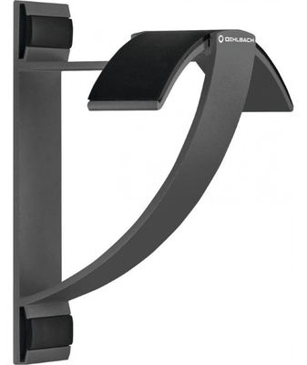 Oehlbach Alu Style W1 D1C35410 Αλουμινένια Επιτοίχια Βάση Ακουστικών Ανθρακί Black