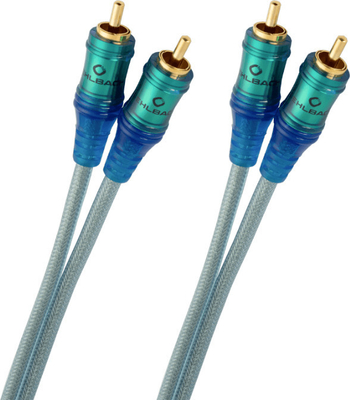 Oehlbach NF Ice Blue Καλώδιο Ήχου Interconnect 2 x RCA - 2 x RCA 2m