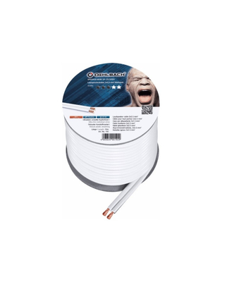 Oehlbach Speaker Wire SP-25 Καλώδιο Ηχείων 2 x 2.5 mm² 10m White (Τεμάχιο)