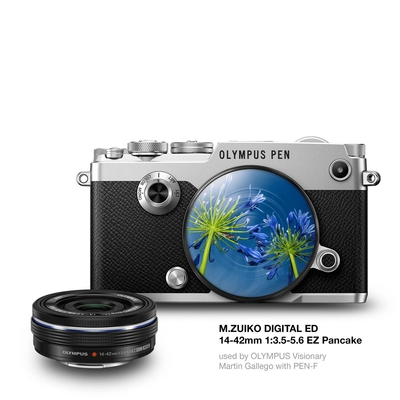 Olympus 14-42mm 1:3.5-5.6 EZ BLACK M.ZUIKO DIGITAL (EZ-M1442EZ) Lense Micro FT