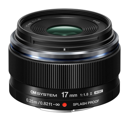 Olympus 17mm 1:1.8 II BLACK M.ZUIKO DIGITAL (EW-M1718) Lense Micro FT