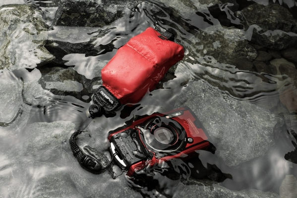 Olympus CHS-09 Floating Handstrap (red) for Tough series