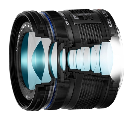 Olympus OM System 9-18mm II 1:F4-5.6 BLACK (EZ-M0918) Lense Micro FT