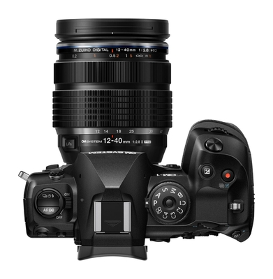 Olympus OM System OM-1 II body black w. CB-USB13 USB cable,  Shoulder strap, BLX-1 Li-ion battery