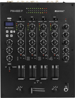 Omnitronic PM-422P Τετρακάναλος μίκτης Bluetooth