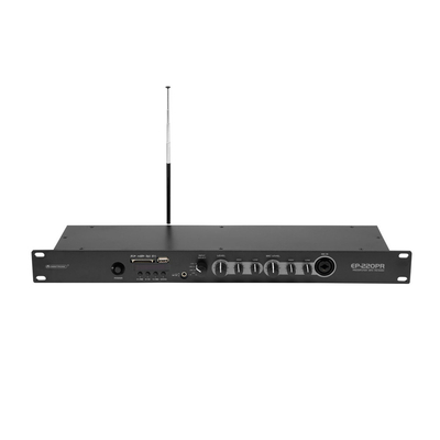 OMNITRONIC ΠΡΟΕΝΙΣΧΥΤΗΣ ΜΙΚΡΟΦΩΝ. ΜΕ MP3 PLAYER & FM RADIO