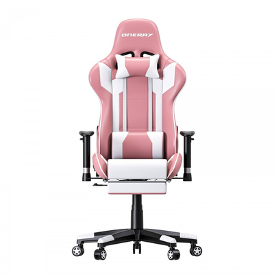 Oneray D0921-F Pink Chair Gaming με υποπόδιο
