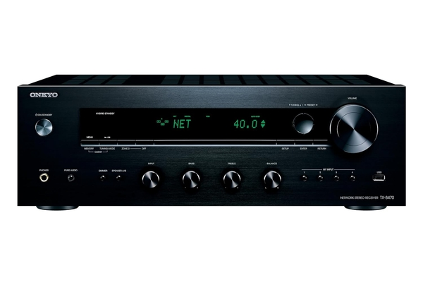 Onkyo TX-8470 Στερεοφωνικός ραδιοενισχυτής με DAC, streamer και με 4xHDMI.
