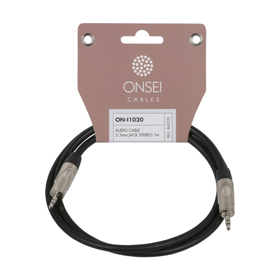 ONSEI ON-I1020 ΚΑΛΩΔΙΟ ΣΗΜΑΤΟΣ 3,5MM MINI JACK STEREO - 3,5MM MINI JACK STEREO 1M