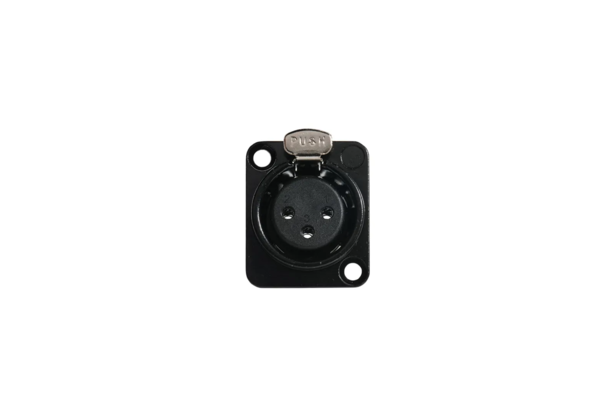 Onsei ON-C31 Βύσμα σασί 3-pin XLR Θηλυκό - Χρώμα Μαύρο