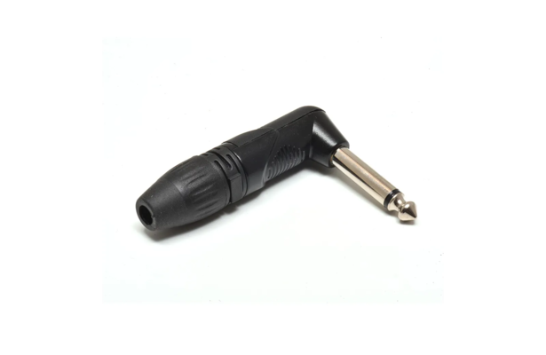 Onsei ON-J82RA Βύσμα 6.3mm Jack Mono Αρσενικό με Δεξιά Γωνία