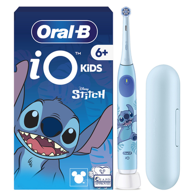 Oral-B iO Kids Disney Stitch Ηλεκτρική Οδοντόβουρτσα, 1 Κεφαλή Οδοντόβουρτσας, 1 Θήκη Ταξιδί.80850690