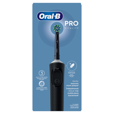 Oral-B Vitality Pro Ηλεκτρική Οδοντόβουρτσα με Χρονομετρητή Μαύρη.80756787
