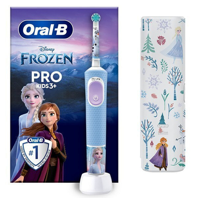 Oral-B Vitality Pro Ηλεκτρική Οδοντόβουρτσα Frozen Με Θήκη Ταξιδίου, Για Παιδιά 3+ Ετών