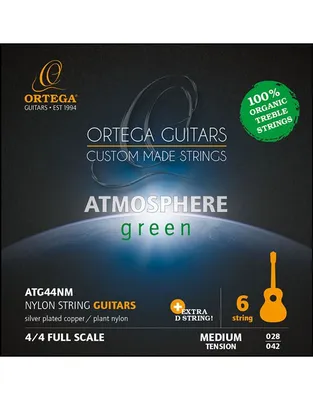 ORTEGA ATG44NH Atmosphere Green Χορδές Κλασικής Κιθάρας Hard Tension