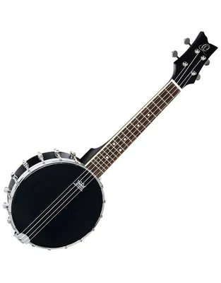 ORTEGA OUBJ100-SBK Banjolele Series Ukulele Banjo με Θήκη