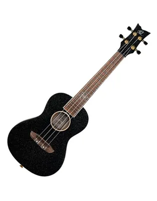 ORTEGA RUEL-MBK Ukulele Concert Metallic Black με Θήκη
