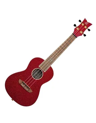ORTEGA RUEL-MRD Ukulele Concert Metallic Red με Θήκη