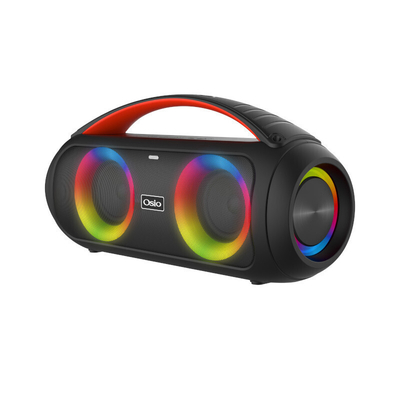 Osio OBT-8010 Φορητό αδιάβροχο ηχείο 50W Bluetooth με USB, LED, AUX, TF και ενσ. μικρόφωνο.