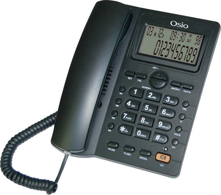 Osio OSW-4710 Ενσύρματο Τηλέφωνο Γραφείου (Black)