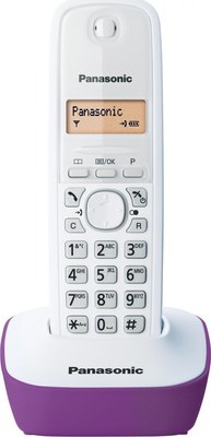 Panasonic Dect KX-TG1611GRF Purple Ελληνικής Αντιπροσωπείας