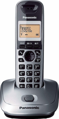 Panasonic KX-TG2511GRM Ασύρματο Τηλέφωνο με ανοιχτή ακρόαση Metallic Gray