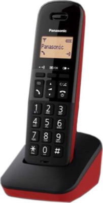 Panasonic KX-TGB610GRR Ασύρματο Τηλέφωνο με Ελληνικό Μενού Κόκκινο