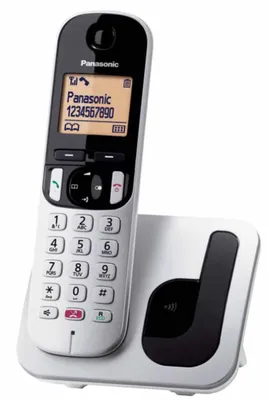Panasonic KX-TGC250GRS με Πλήκτρο Αποκλεισμού Κλήσεων και Ανοιχτή Ακρόαση Ασημί
