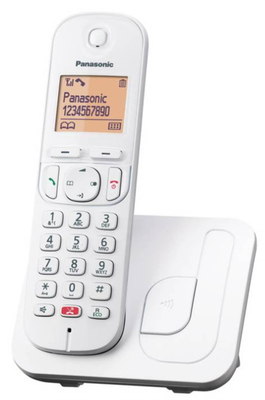 Panasonic KX-TGC250GRW με Πλήκτρο Αποκλεισμού Κλήσεων και Ανοιχτή Ακρόαση Λευκό