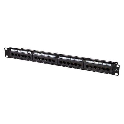 Patch Panel CAT6 24 Θέσεων 1U Logilink NP0004A LSA strips