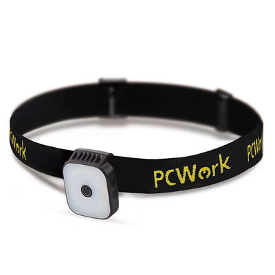 PCWork PCW12E Επαναφορτιζόμενος clip φακός κεφαλής με φωτεινότητα 200 lumens και πιστοποίηση IPX4.
