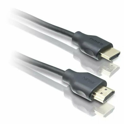 Philips SWV2401H/10GRS Επιχρυσωμένο καλώδιο HDMI High Speed 4K με ethernet αρσενικό σε αρσενικό 1.5 m.
