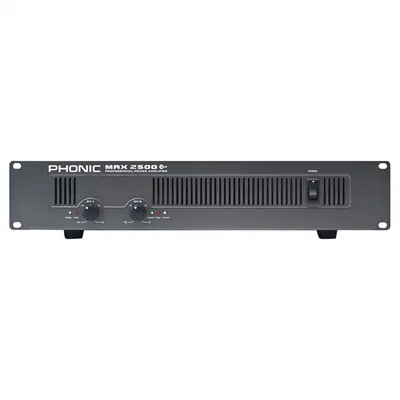 PHONIC MAX-2500 PLUS Τελικός Ενισχυτής 2x750W@4Ω