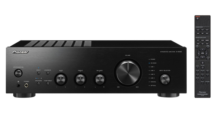 Pioneer A-40AE-B Ολοκληρωμένος Ενισχυτής 2 Καναλιών 60W + 60W Black