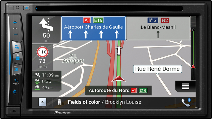 Pioneer AVIC-Z630BT GPS Bluetooth DVD σύστημα AV πλοήγησης ασύρματο Apple CarPlay, Waze οθόνη 6,2 ιντσών