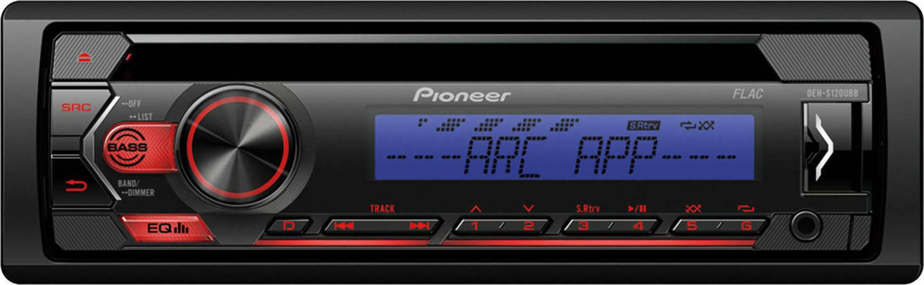 Pioneer DEH-S120UBB Ραδιο-CD με USB με μπλε-κοκκινο φωτισμο