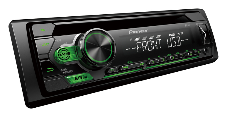 Pioneer DEH-S120UBG Ηχοσύστημα Αυτοκινήτου Universal 1DIN (USB/AUX) με Αποσπώμενη Πρόσοψη