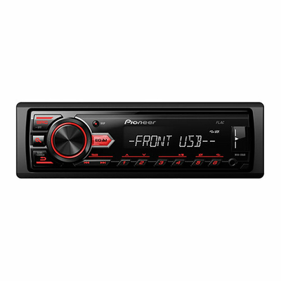 Pioneer MVH-09UB Ηχοσύστημα Αυτοκινήτου Universal 1DIN (USB/AUX) με Αποσπώμενη Πρόσοψη