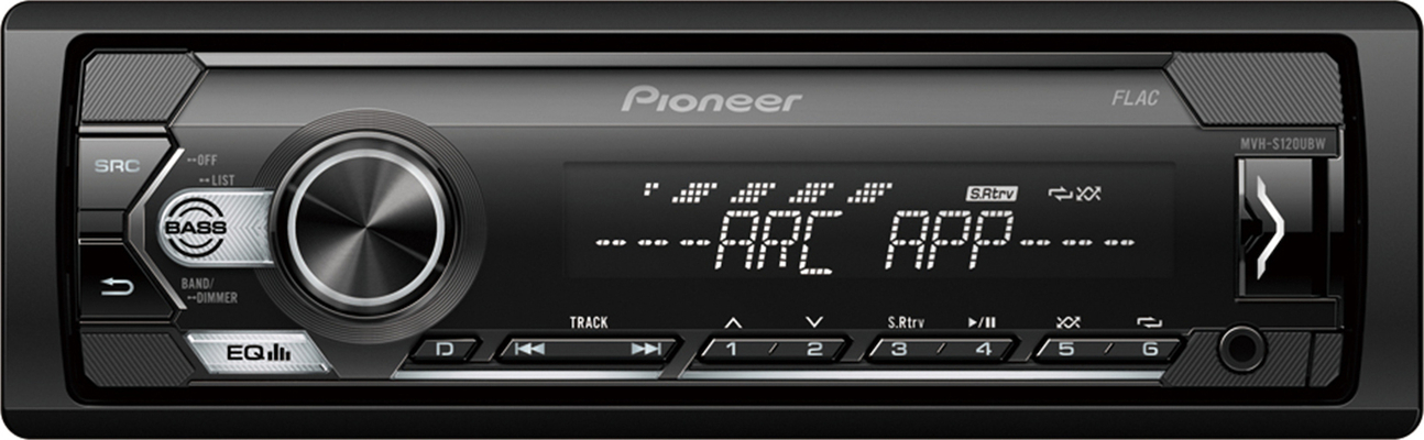 Pioneer MVH-S120UBW Λευκό Φωτισμό