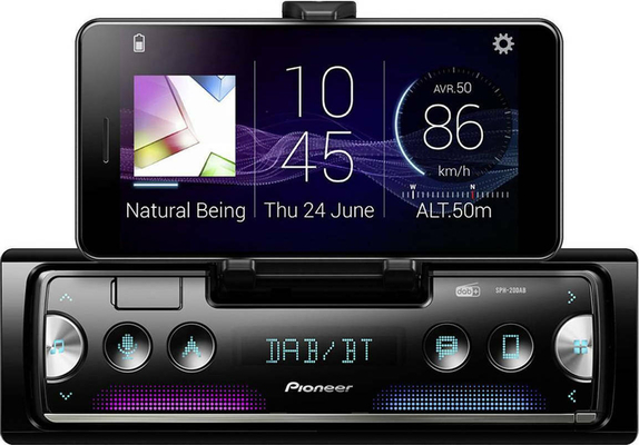 Pioneer SPH-20DAB Radio+Dab Usb Bluetooth Βάση & Εφαρμογή Για τα Κινητά