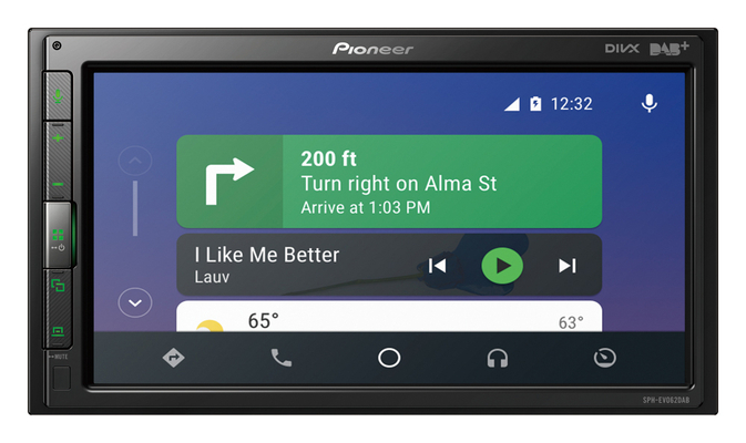 Pioneer SPH-EVO62DAB-UNI Βάση 1din Σε 2din Οθώνη, DAB + Digital Radio