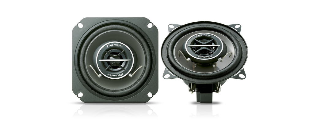 Pioneer TS-1002I Custom Fit Speakers• Renault • Opel • Volkswagen 4'' Coaxial 2-Way (120W)