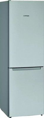 Pitsos PKNB36NLE0 Ψυγειοκαταψύκτης 305lt Total NoFrost Υ186xΠ60xΒ66cm Inox