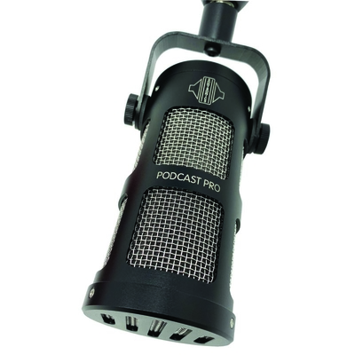 Sontronics  Sontronics Podcast Pro Black + Δώρο XLR to USB Cable - Δυναμικό Μικρόφωνο Podcast