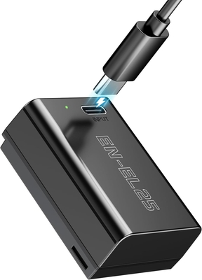 Powerextra EN-EL25 1600mAh Battery With Type-C Fast Charging, Compatible with Nikon