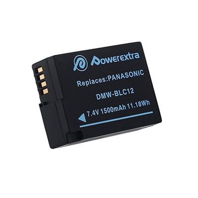 Powerextra PSO-BLC12 Replacement Battery For Panasonic DMW-BLC12 1500mAh Li-ion