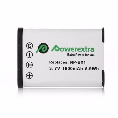Powerextra SN-BX1 Replacement Battery For Sony Sony NP-BX1 1600mAh Li-ion