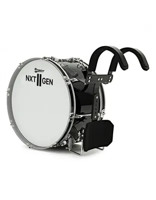 PREMIER NXT GEN 20" x 10" Traditional Black Γκράν Κάσα Παρέλασης με Εξάρτηση και Κόπανους