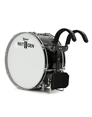 PREMIER NXT GEN 22" x 10" Traditional Black Γκράν Κάσα Παρέλασης με Εξάρτηση και Κόπανους