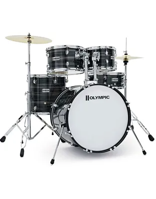 PREMIER Olympic 20" Fusion Premium Black Oyster Ακουστικό Drum Set με Πιατίνια